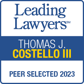 Thomas Costello Leading Lawyers Badge 2023