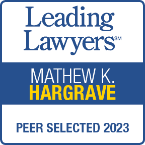 Mathre Hargrave Leading Lawyers badge 2023