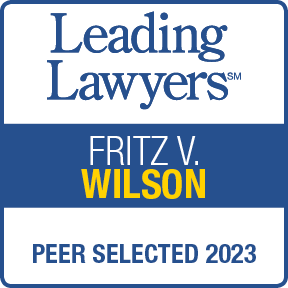 Fritz Wilson Leading Lawyers Badge 2023
